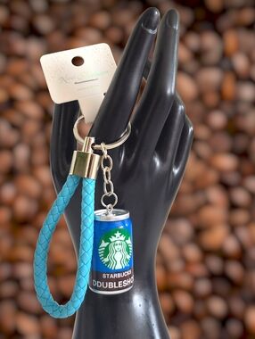 Starbucks Braided Keychain - Blue
